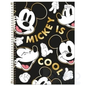 Caderno Espiral C/D Universitário 80 Folhas Mockey Mouse - Tilibra