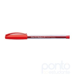 Caneta Esferográfica Trilux Vermelha -  Faber-Castell
