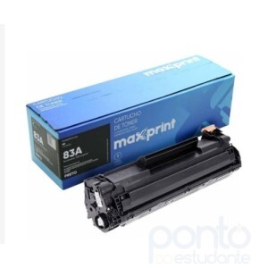 Cartucho de Toner Preto 83A Compativel Impressora HP Laser CF283A - Maxprint