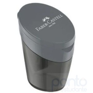 Apontador com Depósito Elipse Cinza - Faber-Castell