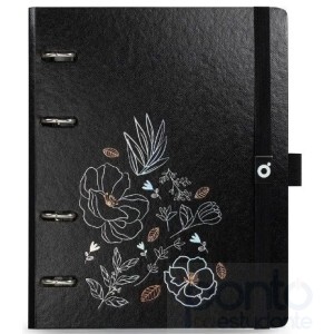 Caderno Argolado A5 Coleção Noir - Ótima