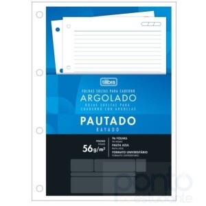 Refil Tiliflex Folhas Soltas para Caderno Argolado Universitário 96 Folhas - Tilibra