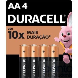 Pilha Alcalina Duracell Pequena AA - Duracell