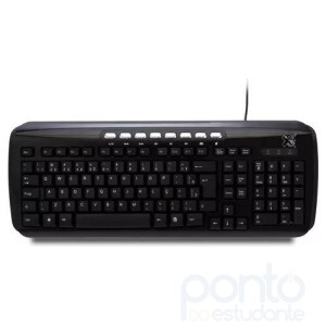 Teclado USB Multimídia Classic - Maxprint