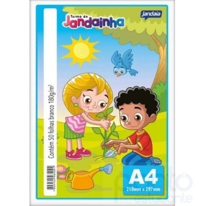 Papel Sulfite A4 Branco 180G 50fls Jandainha