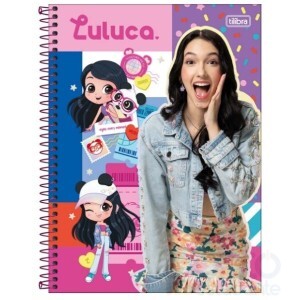 Caderno Espiral Universitário C/D Connect 1 Matéria 80 Folhas Luluca - Tilibra