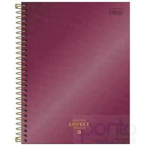 Caderno Espiral Colegial C/D 1 Matéria 80 Folhas West Village - Tilibra