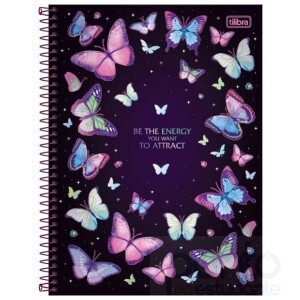 Caderno Espiral Universitário C/D 1 Matéria 80 Folhas Daisy - Tilibra