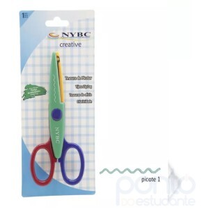 Tesoura Zig Zag Ondinhas - NYBC
