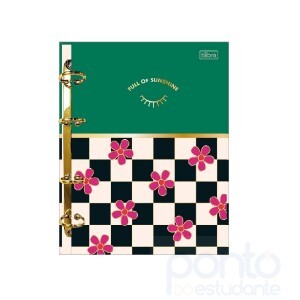 Fichário Check Pop Cartonado Colegial 160 Folhas Tilibra