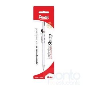 Lapiseira Pentel 0.3 P203 Sharp P200 Branca