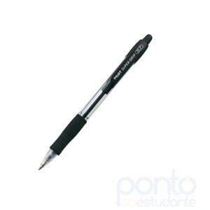 Caneta Pilot Super Grip 0.7mm Preta