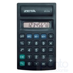 Calculadora Pessoal 8 dígitos ZT715 - Zeta