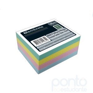 Bloco Tilembrete Colorido 600 Fl Tilibra