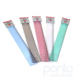 Régua Acrimet 30 Cm Poliestireno Colorida