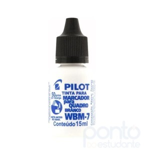 Tinta Pilot Para Pincel Quadro Branco Wbm-7 Preta 15ml