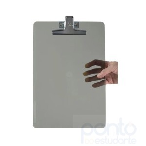 Prancheta Acrimet Plástica Oficio Fume 930