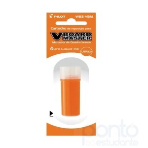  Refil para Marcador Quadro Branco V-Board Master Laranja - Pilot