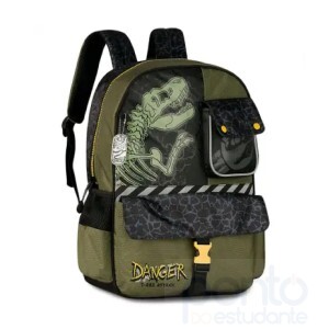 Mochila Clio De Costas Meninos T-rex Dinossauro TX25027J