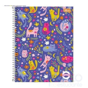 Caderno Tilibra Univ CD 20 Matérias 320fl Pepper Feminino