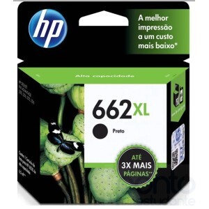 Cartucho HP 662XL preto Original (CZ105AB)