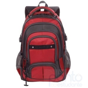 Mochila Urban Vermelha e Cinza - Sestini