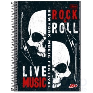  Caderno Espiral C/D Universitário 12 Matérias D+ Masculino 240 Folhas - Tilibra