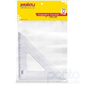 Esquadro 45° em Poliestireno - Waleu