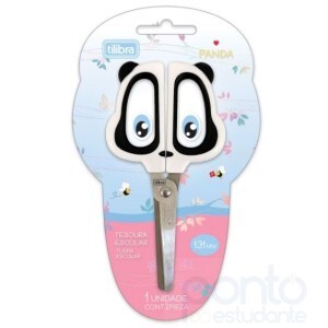 Tesoura Escolar Panda - Tilibra