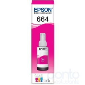 Garrafa para Ecotank magenta T664 - T664320 - Epson